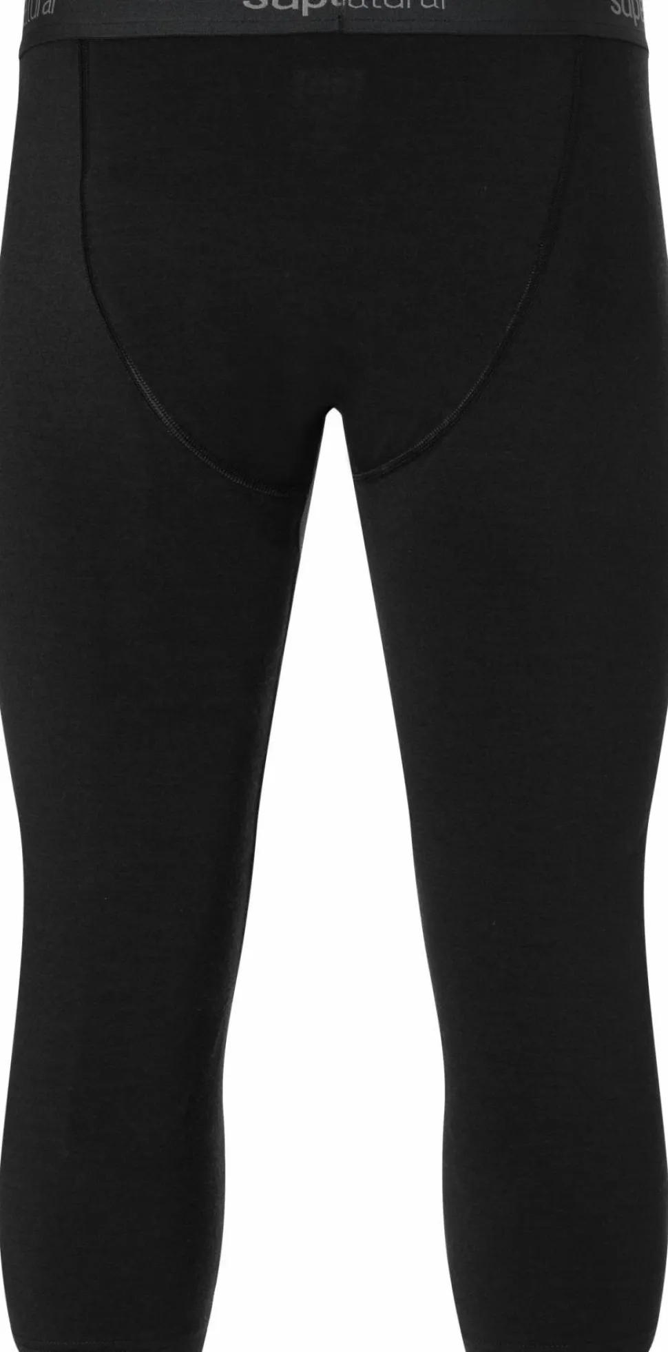 super.natural Men's Arctic230 Tight 3/4 Jet Black