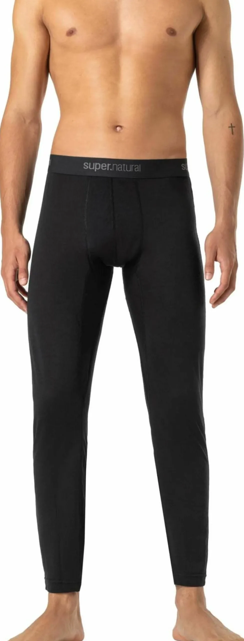 super.natural Men's Tundra175 Tight Jet Black Best