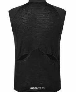 super.natural Men's Unstoppable Gilet Jet Black