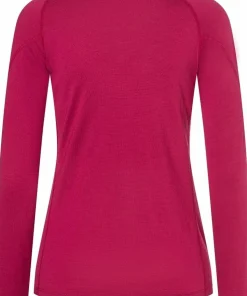 super.natural Women's Arctic230 Zip 1/4 Sangria