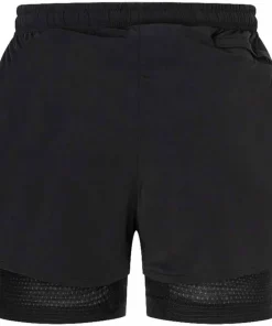 super.natural Women's Double Layer Shorts Jet Black Hot