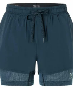 super.natural Women's Double Layer Shorts Blueberry