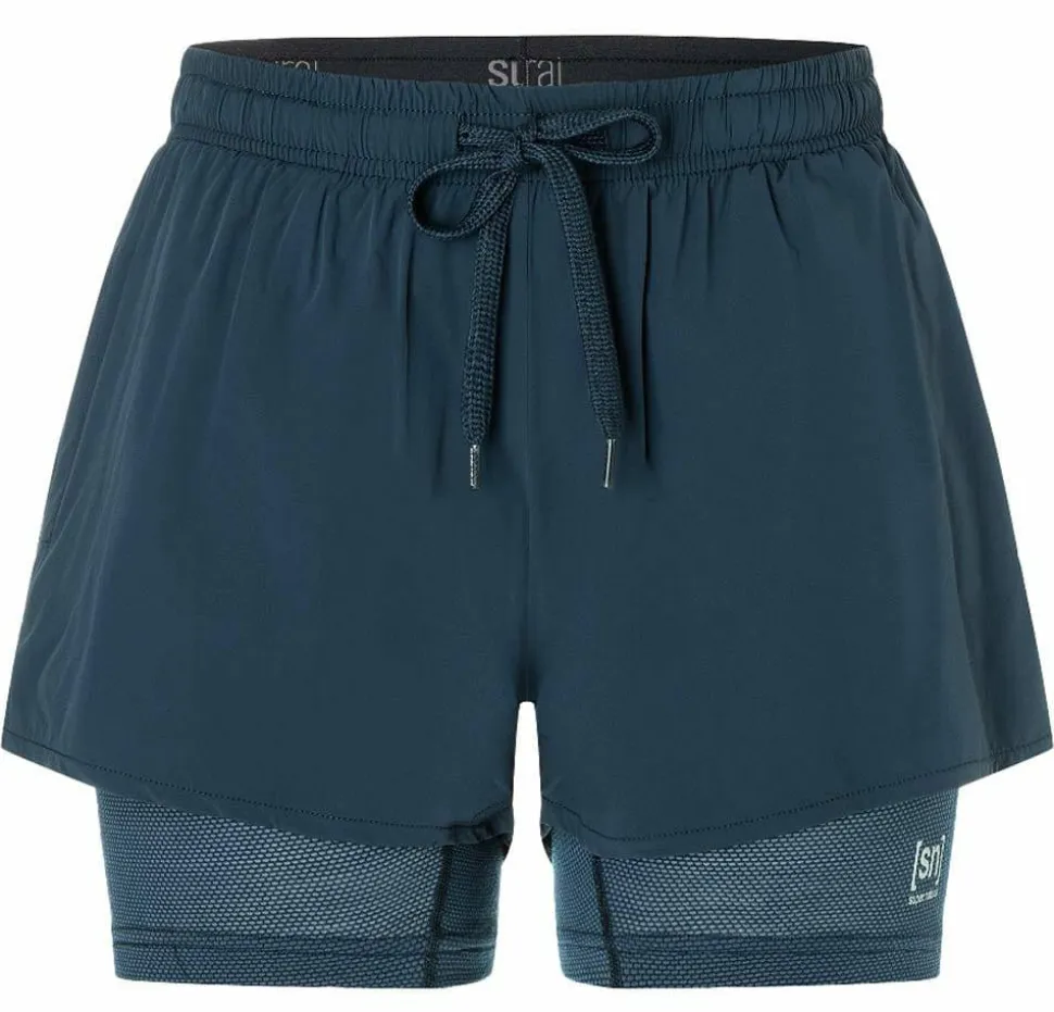 super.natural Women's Double Layer Shorts Blueberry
