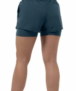 super.natural Women's Double Layer Shorts Blueberry