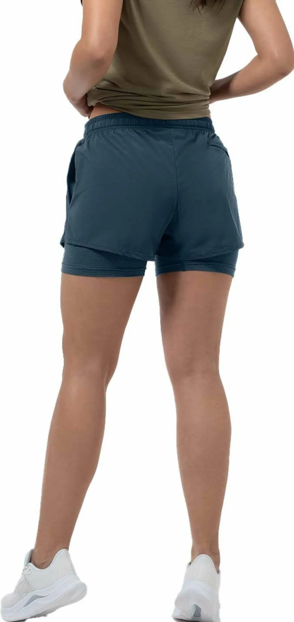 super.natural Women's Double Layer Shorts Blueberry