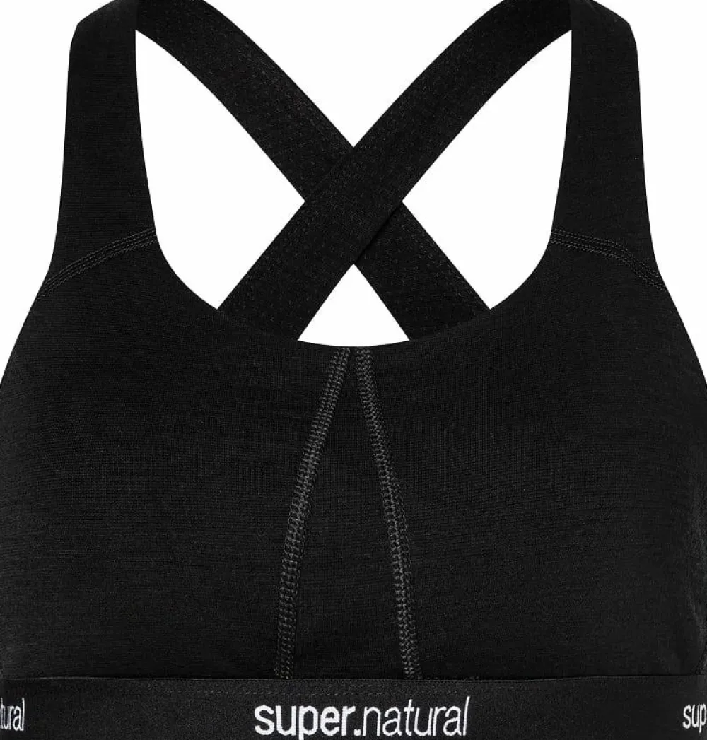 super.natural Women's Feel Good Bra Jet Black Hot