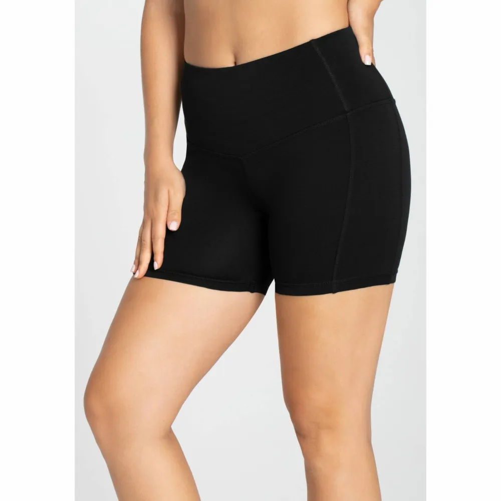 super.natural Women's Liquid Flow Shorts Jet Black Sale
