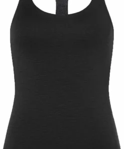super.natural Women's Sporty Top Jet Black Clearance