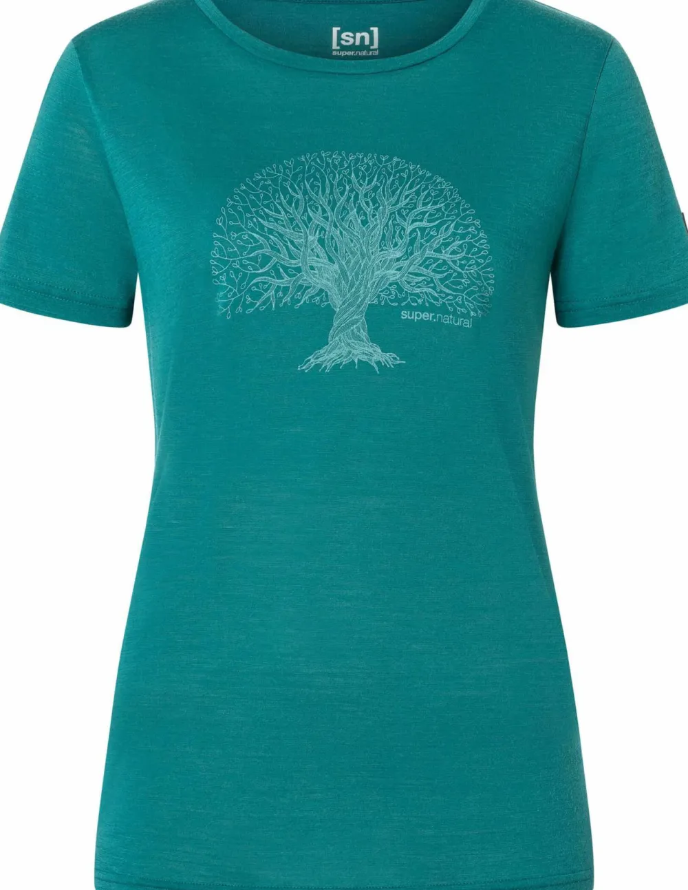 super.natural Women's Tree Of Knowledge Tee Pacific/Lagoon Green Best