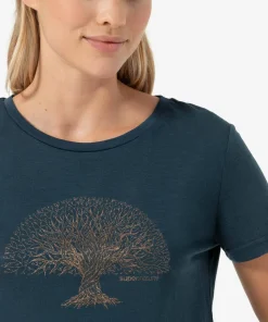 super.natural Women's Tree Of Knowledge Tee Blueberry/copper