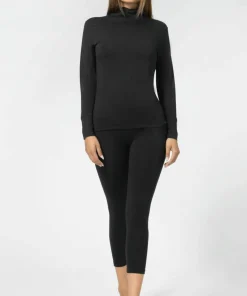 super.natural Women's Tundra175 Tight 3/4 Jet Black