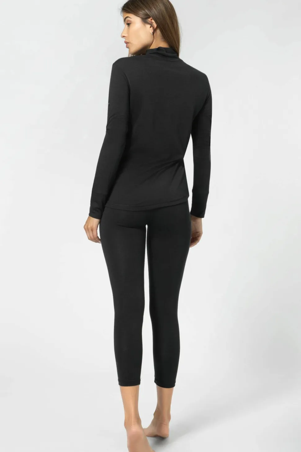 super.natural Women's Tundra175 Tight 3/4 Jet Black