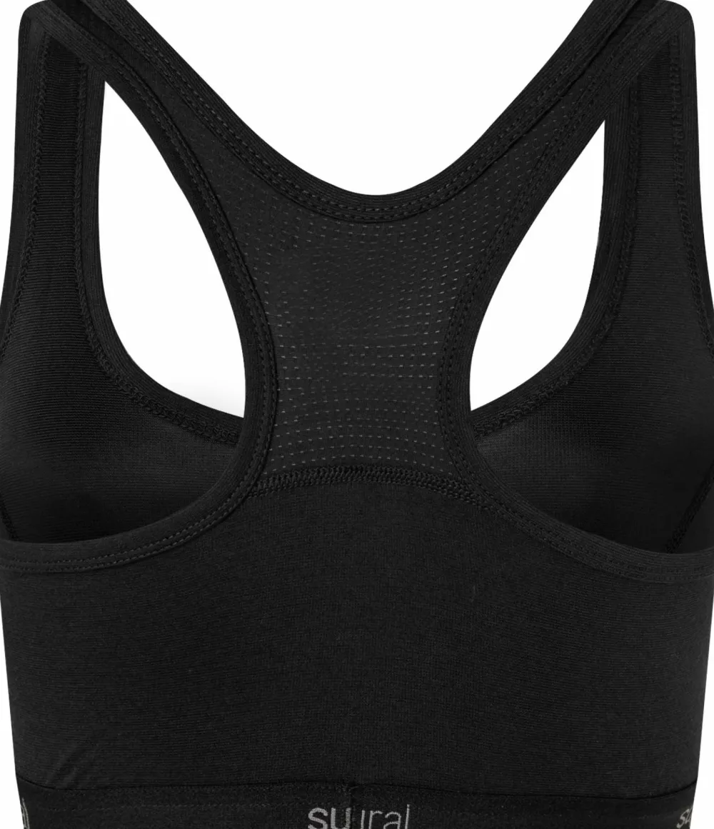 super.natural Women's Tundra220 Semplice Bra Jet Black Sale