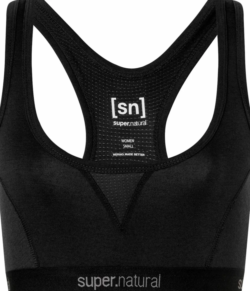 super.natural Women's Tundra220 Semplice Bra Jet Black Sale