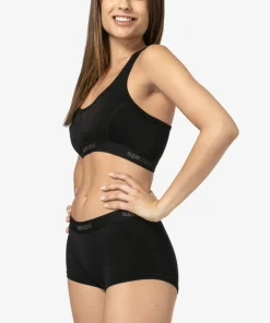 super.natural Women's Tundra220 Semplice Bra Jet Black Sale