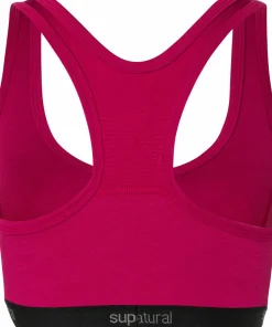 super.natural Women's Tundra220 Semplice Bra Sangria Outlet