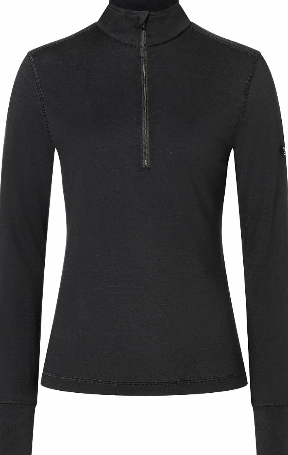super.natural Women's Tundra175 Zip 1/4 Jet Black New