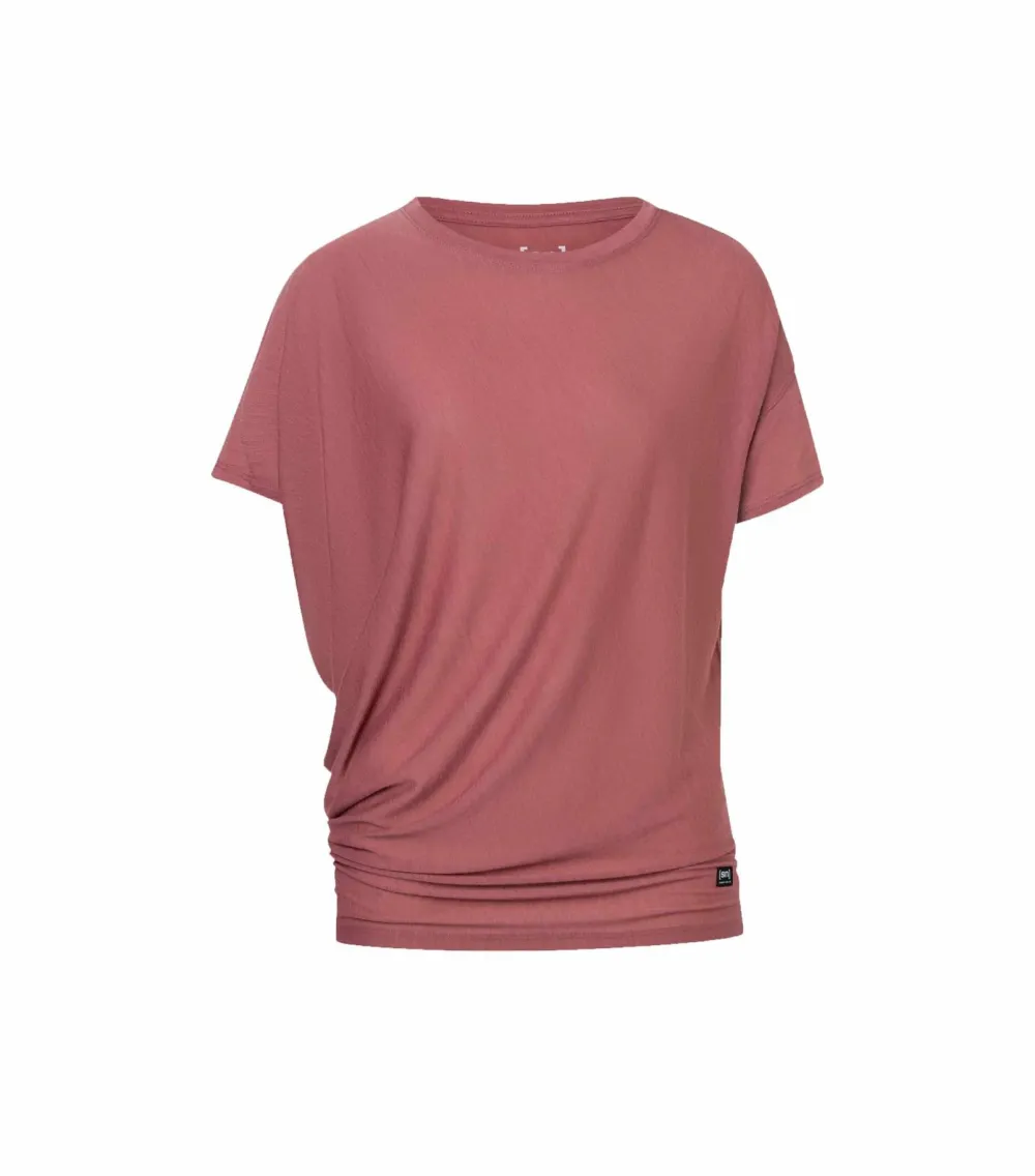 super.natural Women's Yoga Loose Tee Roan Rouge Outlet