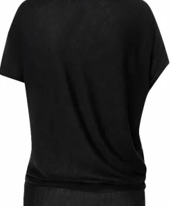 super.natural Women's Yoga Loose Tee Jet Black