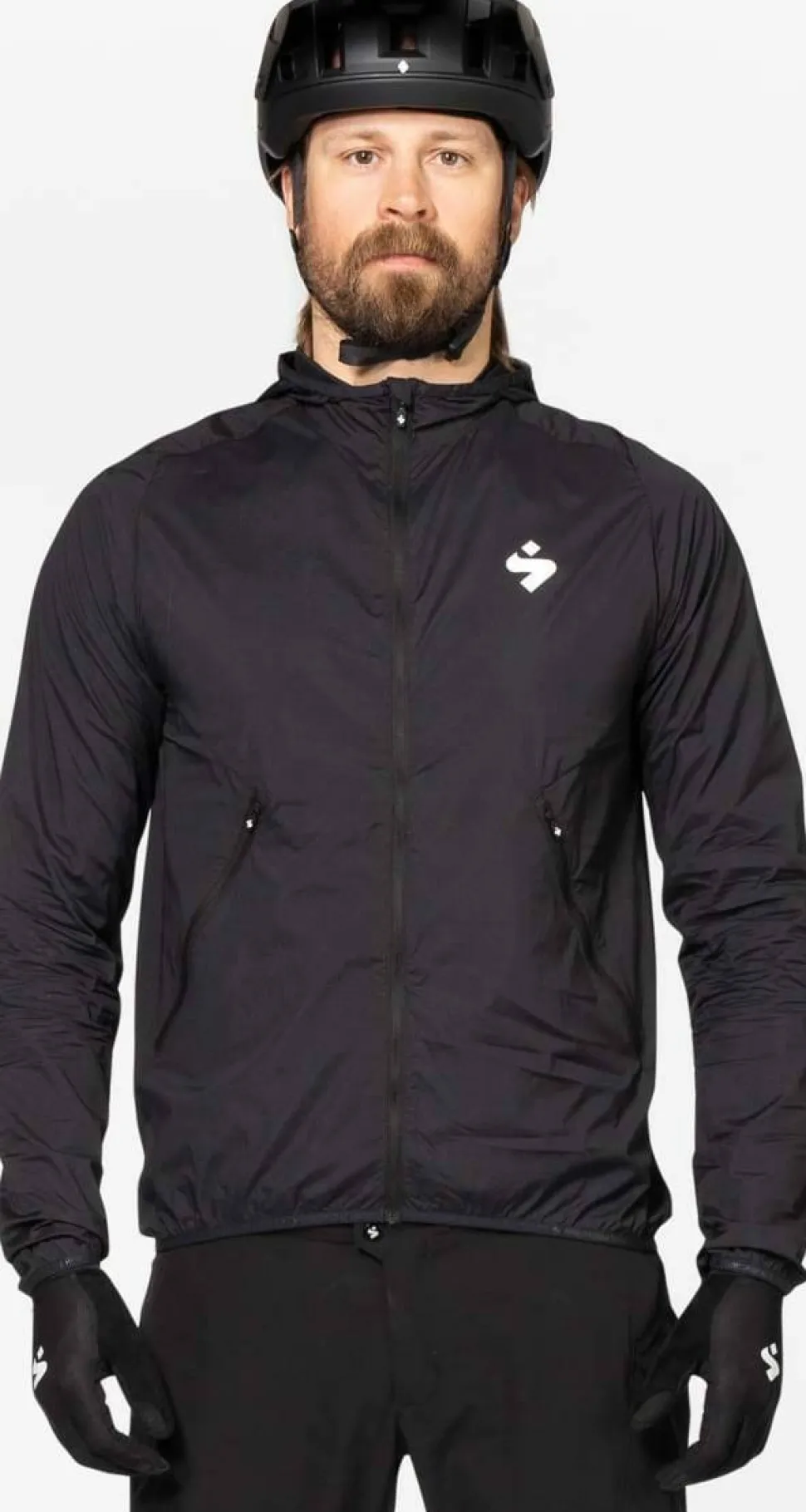 Sweet Protection Men's Hunter Hooded Wind Jacket Black