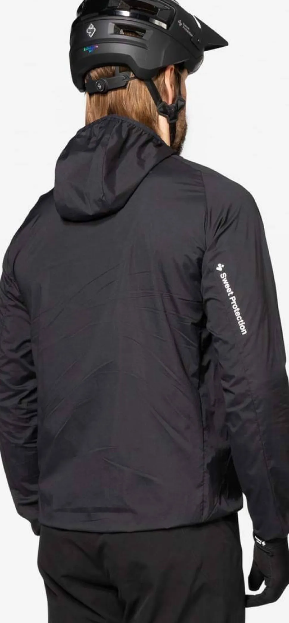 Sweet Protection Men's Hunter Hooded Wind Jacket Black