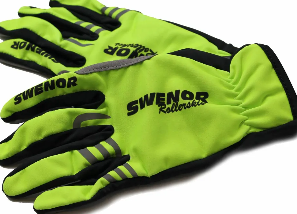 Swenor Unisex Swenor Rollerski Gloves Narrow Yellow/Black