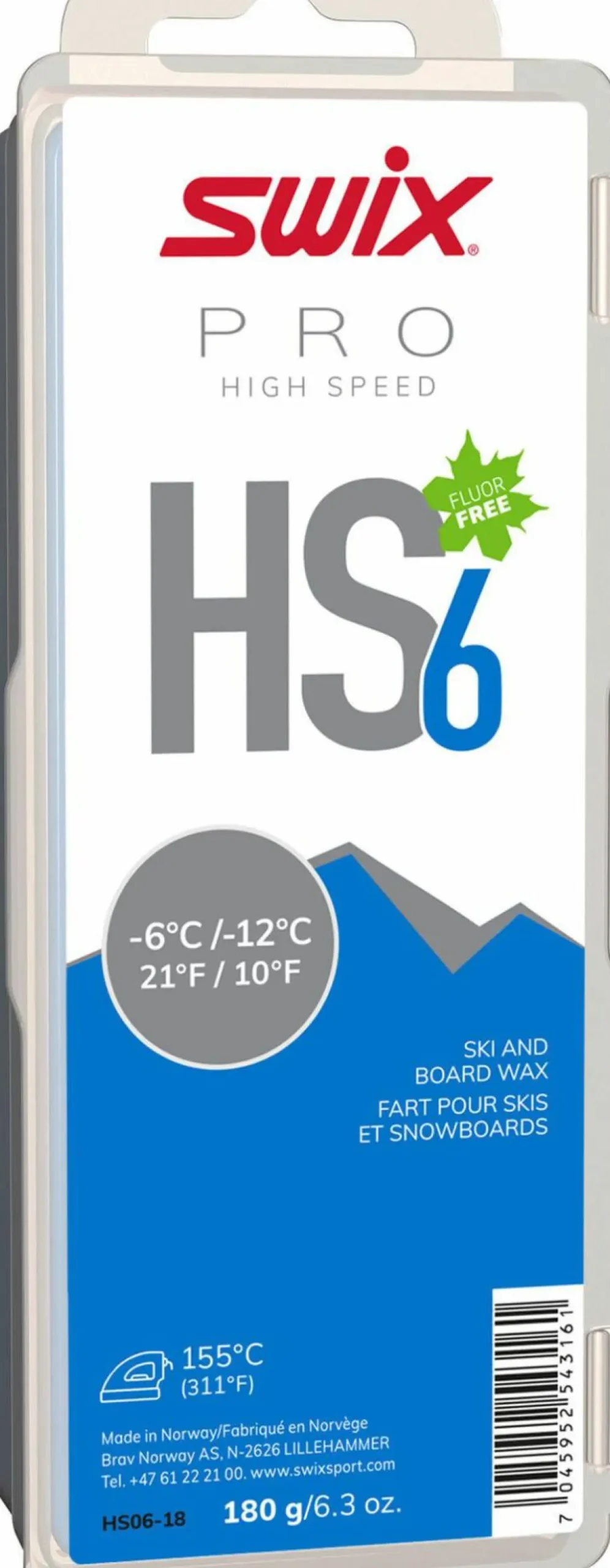 Outlet HS6 Blue, -6°C/-12°C, 180g Nocolour Snowboarding|Skidåkning