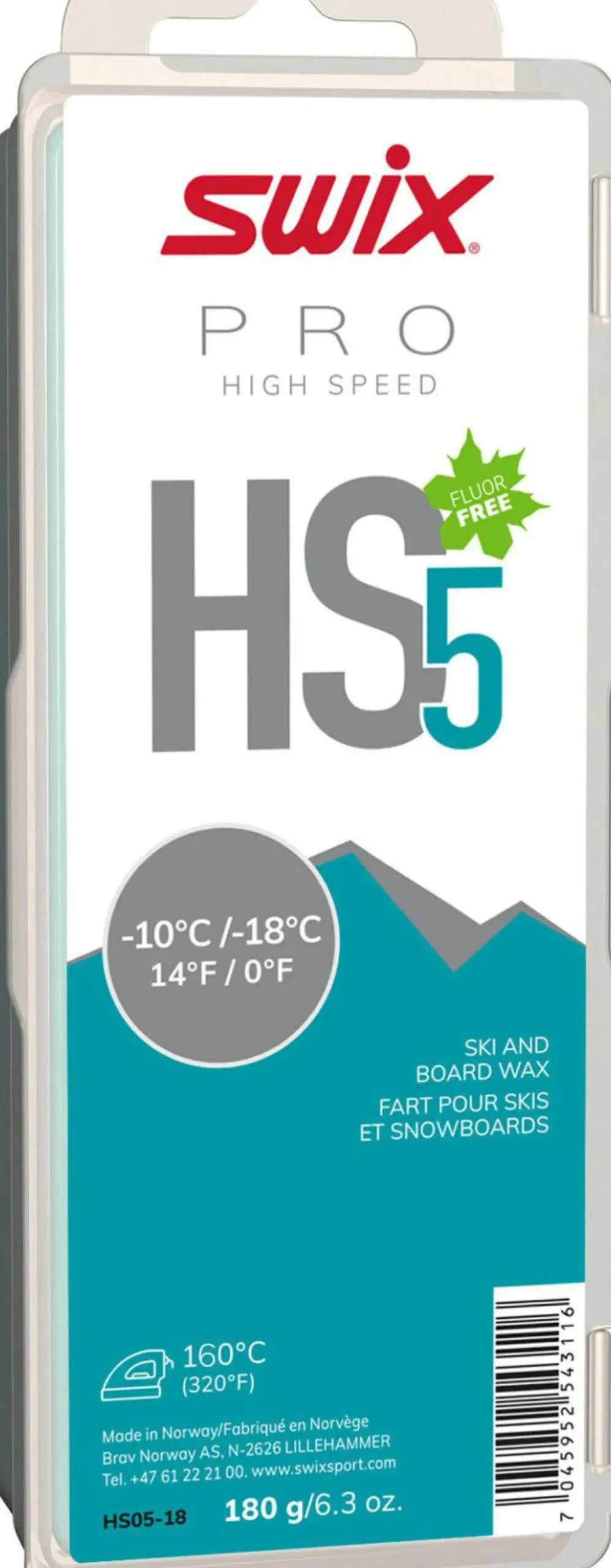 New HS5 Turquoise, -10°C/-18°C, 180g Nocolour Snowboarding
