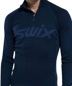 Swix Men's RaceX Merino Half Zip Dark Navy