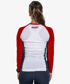 Swix Women's RaceX Classic Long Sleeve Red/Bright White Swix Red/Bright White Clearance