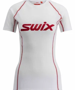 Online Women's Racex Classic Short Sleeve Bright White/ Red Underställ Dam