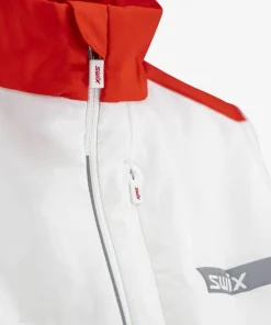 Swix Women's Roadline Wind Vest Bright White/Fiery Red New