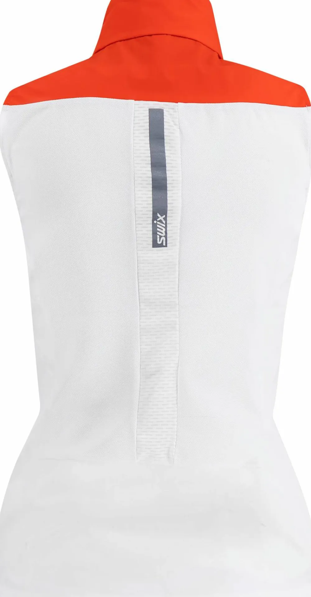 Swix Women's Roadline Wind Vest Bright White/Fiery Red New