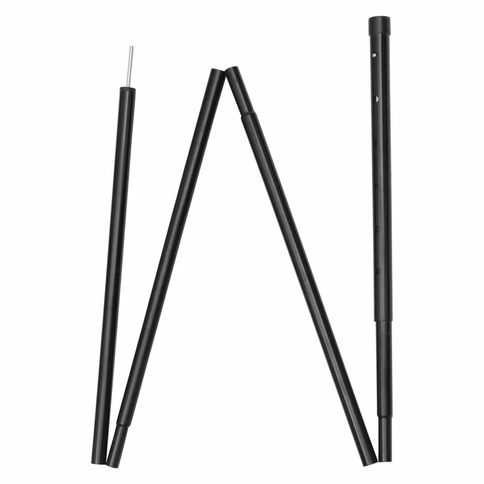 Sydvang Steel Tarp Pole 185-210 cm Black