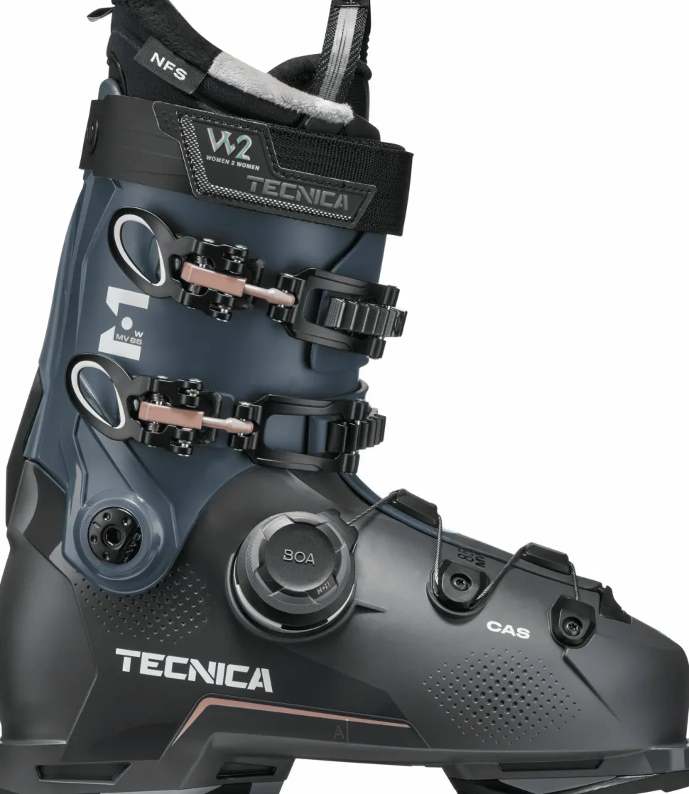 Tecnica Women's Mach BOA MV 85 GripWalk Race Gray