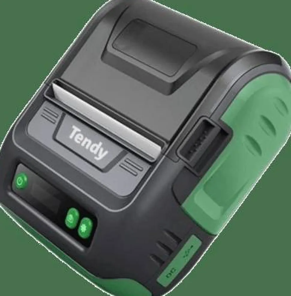 Tendy Scriptor Label Printer Black With Green Details