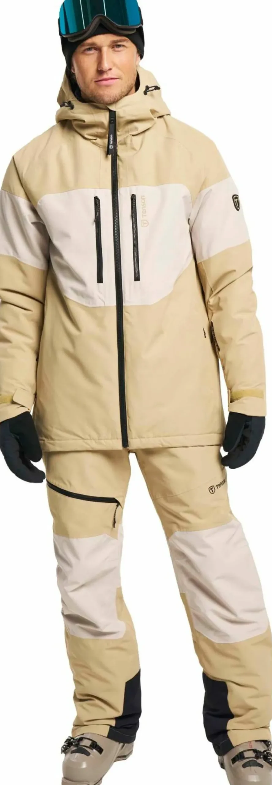 Tenson Men's Kiroro Ski Jacket Beige
