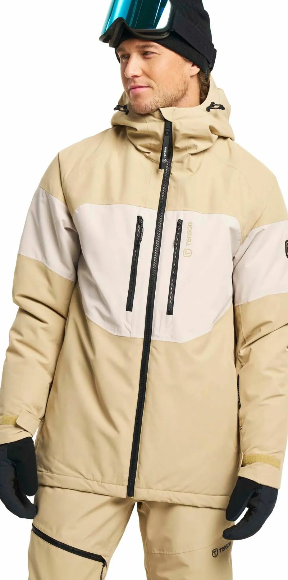 Tenson Men's Kiroro Ski Jacket Beige