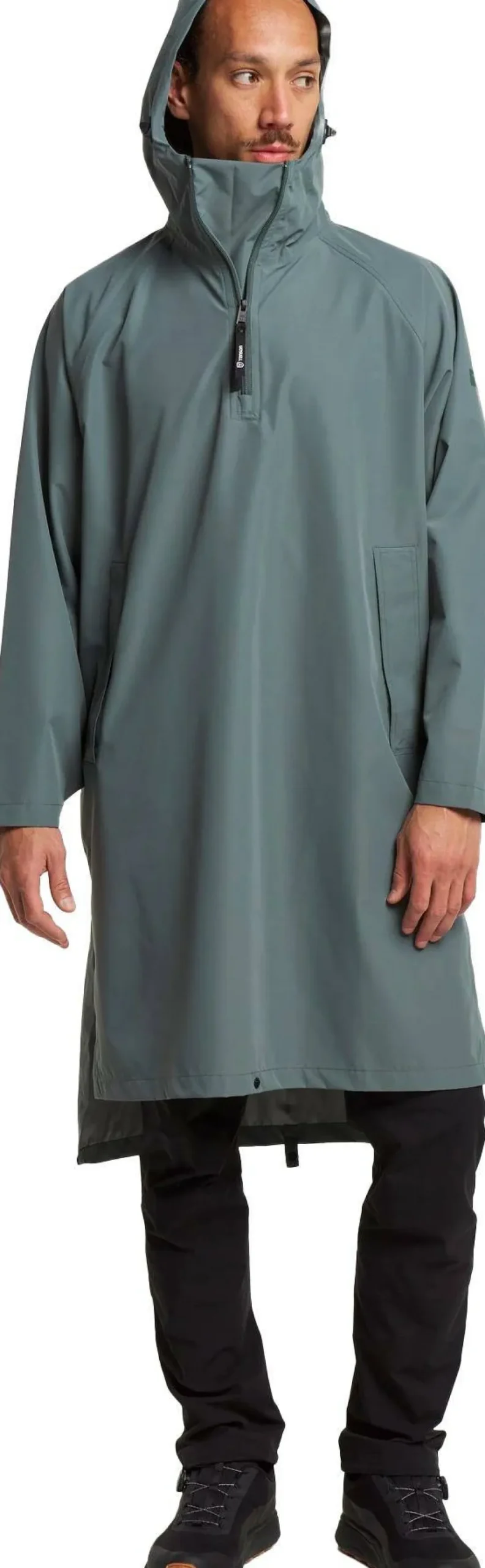 Tenson Unisex Drizzle Poncho Olive Discount