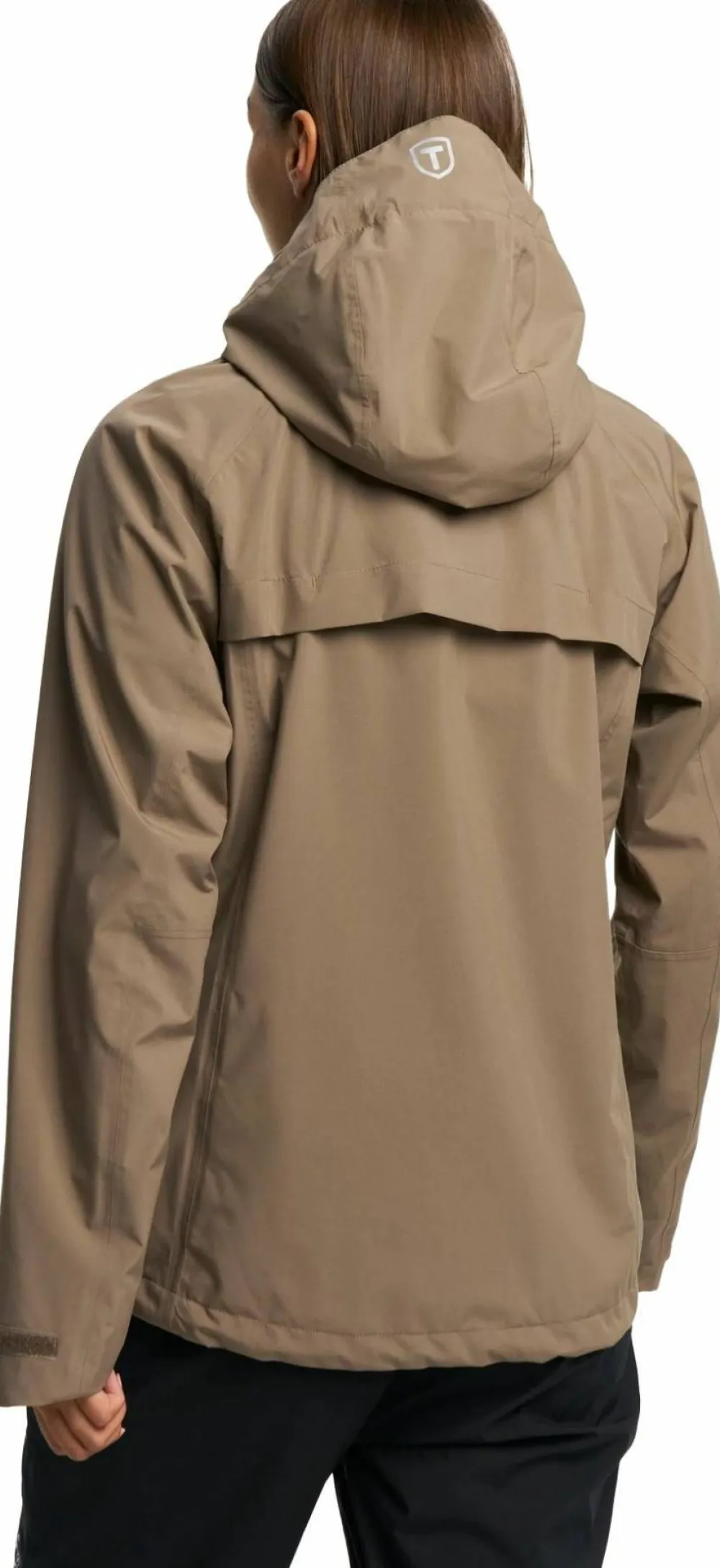 Tenson Women's Biscaya Storm Rain Jacket Brown Hot