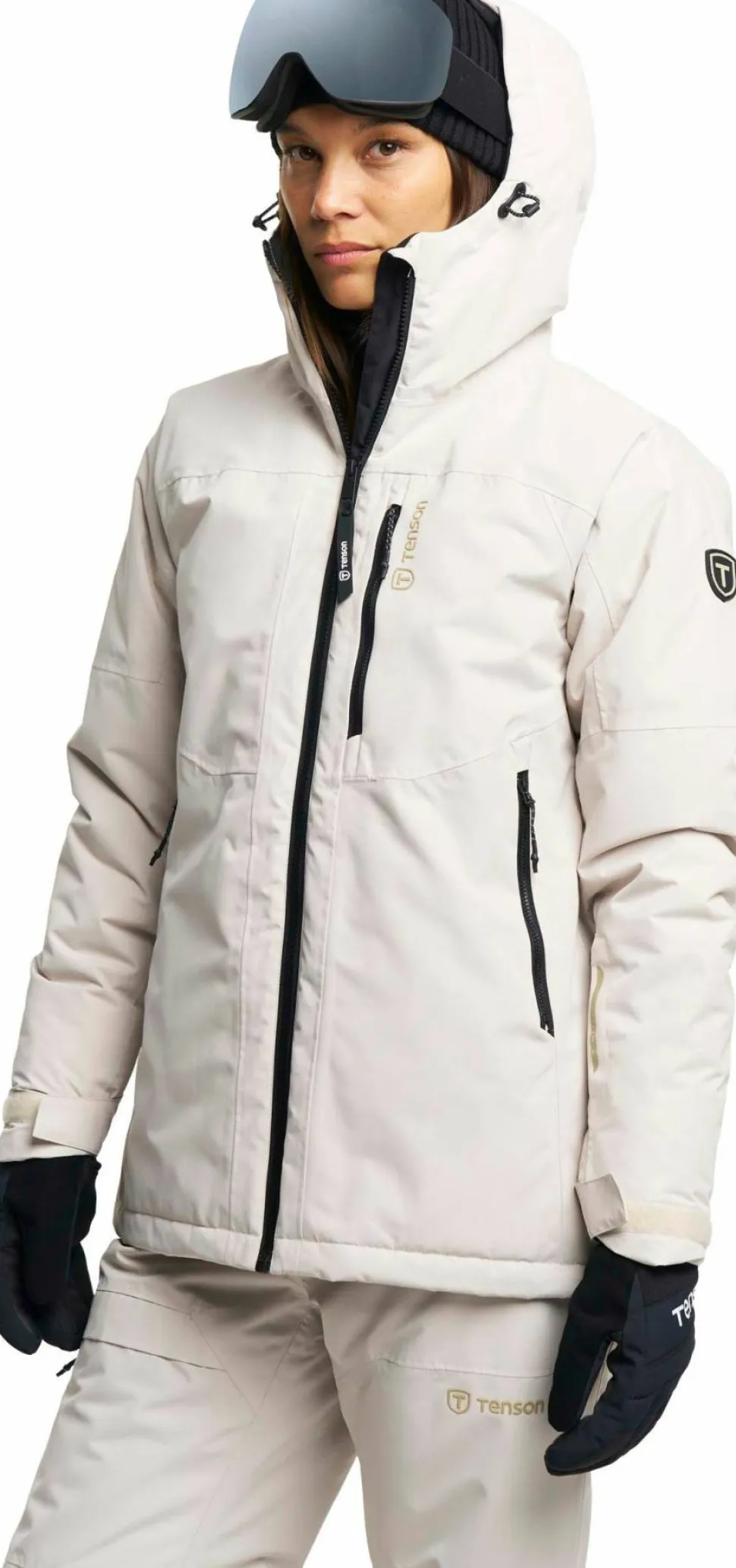 Tenson Women's Niseko Ski Jacket Light Beige