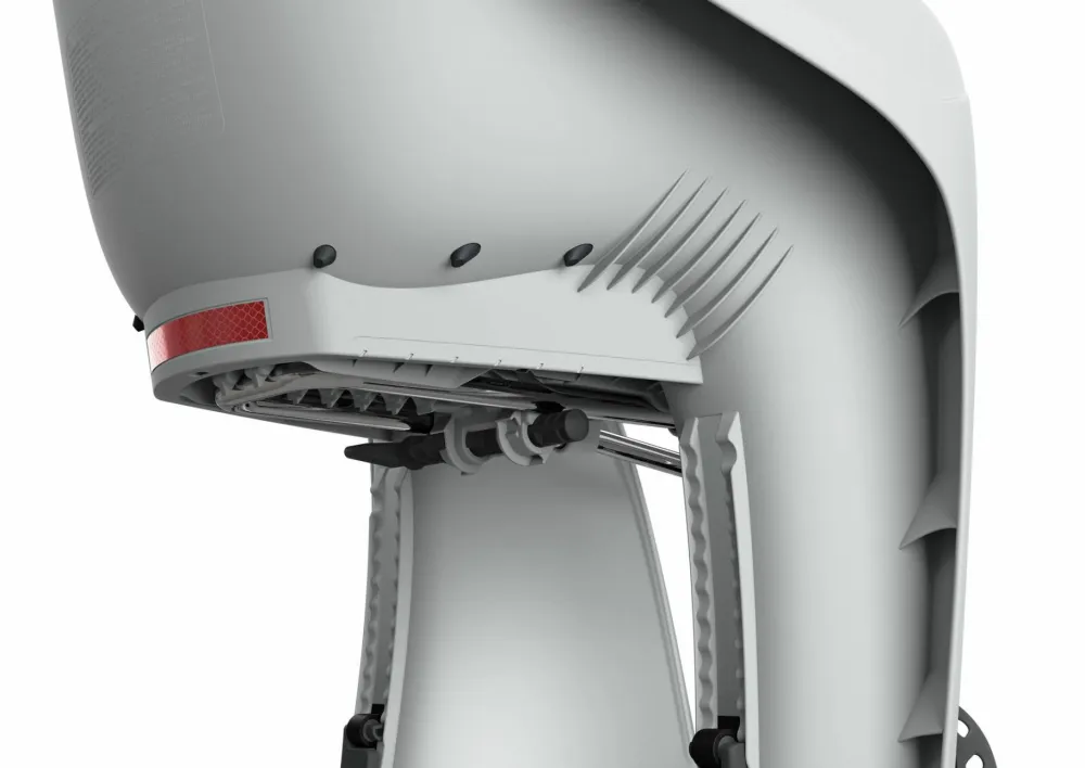 New RideAlong Lite 2 Frame Mount Light Grey Cykling