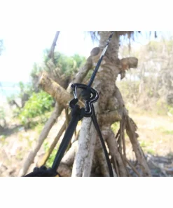 Online Hammock Attachment Rope Pouch Black Tält, Sovsäckar & Liggunderlag