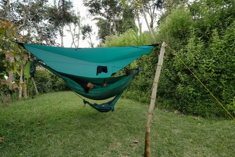 Ticket to the Moon Lightest Pro Hammock Recycled Nylon Forest Green