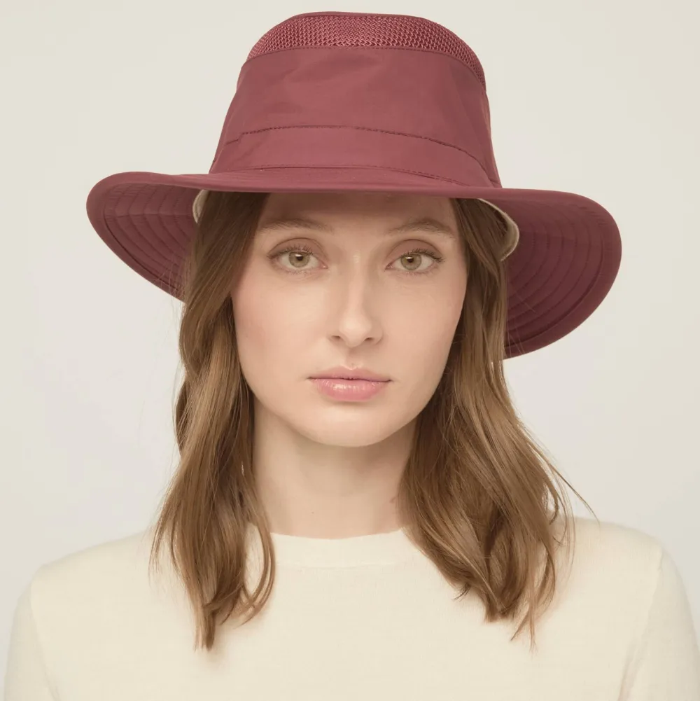 Tilley LTM5 Airflo Slim Sun Hat Mulberry Hot