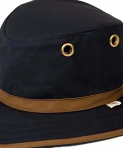 Tilley TWC7 Outback Waxed Cotton Navy/Tan