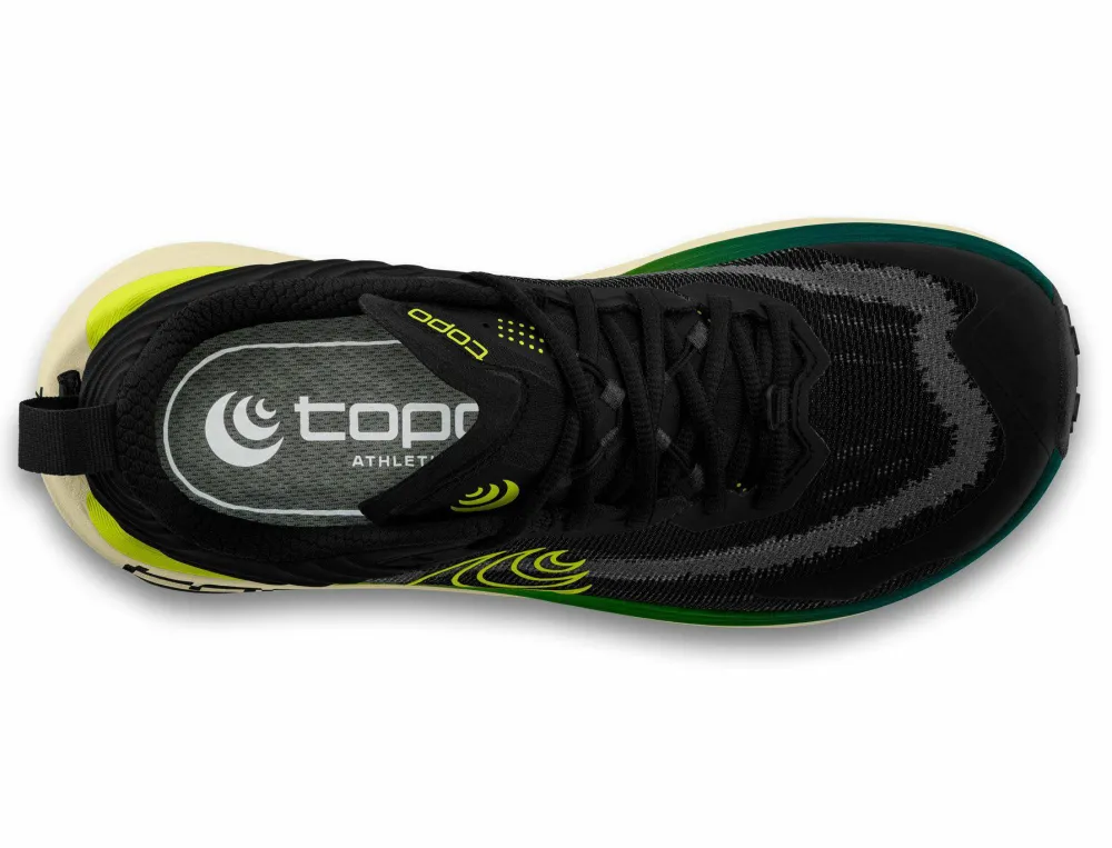 Topo Athletic Men's Vista Wide Black/Lime Best