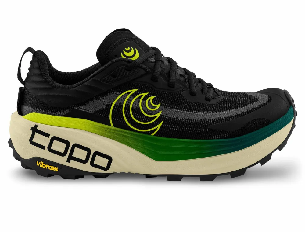 Topo Athletic Men's Vista Wide Black/Lime Best