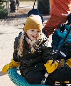 Discount Kids' Wings Fleece Mittens Spectra Yellow Barn Handskar & Vantar Barn