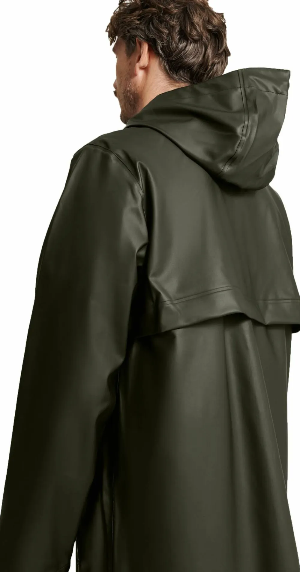 Hot Men's Wings Long Rain Jacket Regnkläder Herr